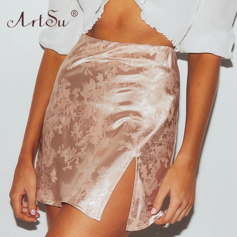 Silk short skirt Outlet