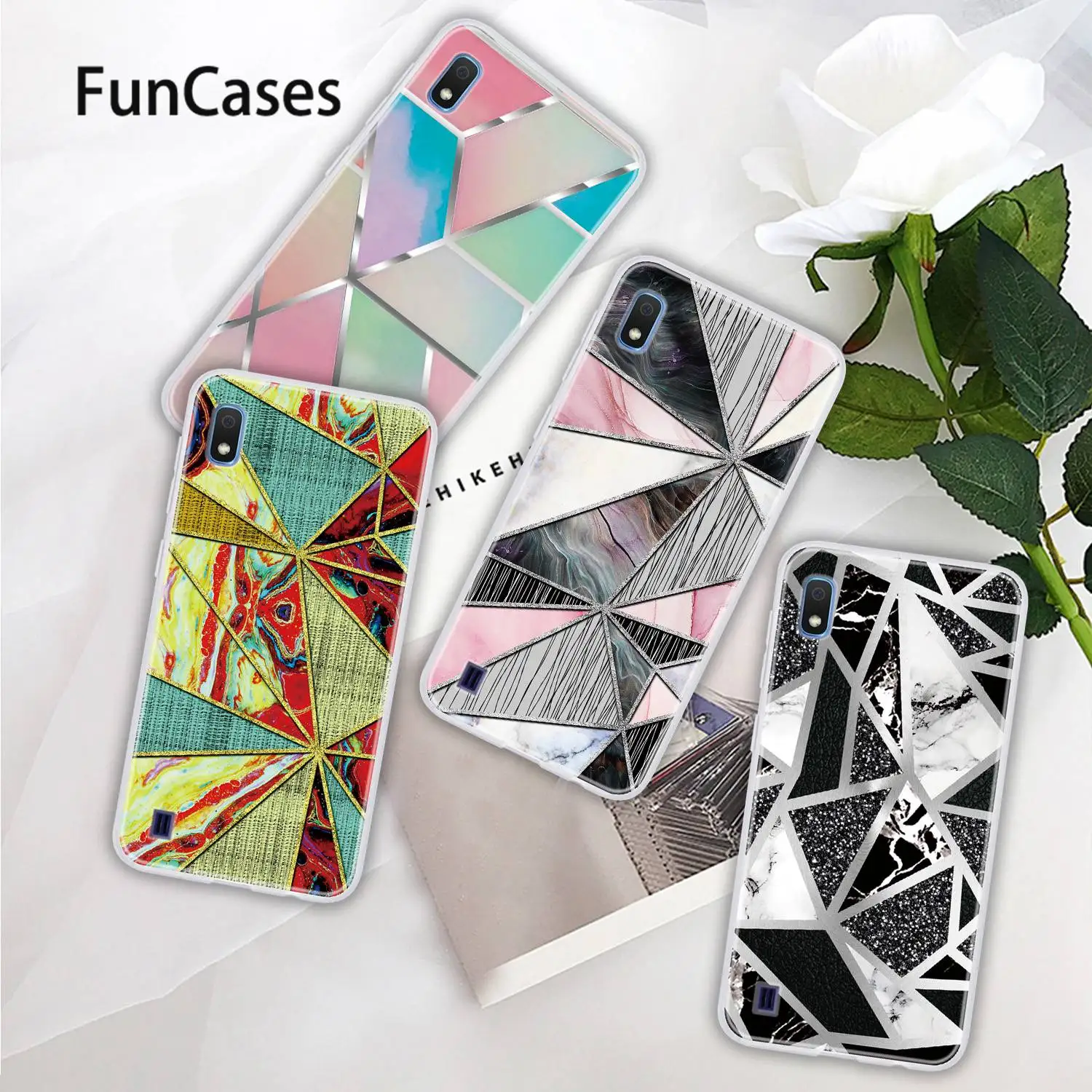 Чехол s для etui samsung A50 Para мраморный Мягкий силиконовый чехол Galaxy para A50S A30S A10 A20 a50S A30