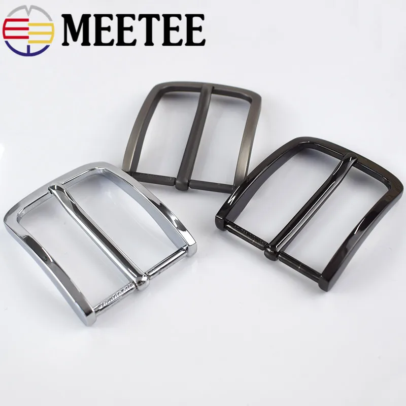 

Meetee 40mm Men's Alloy Metal Belt Buckle Head DIY Casual Business Leather Craft Clothes Jeans Decoration Accessories BD378