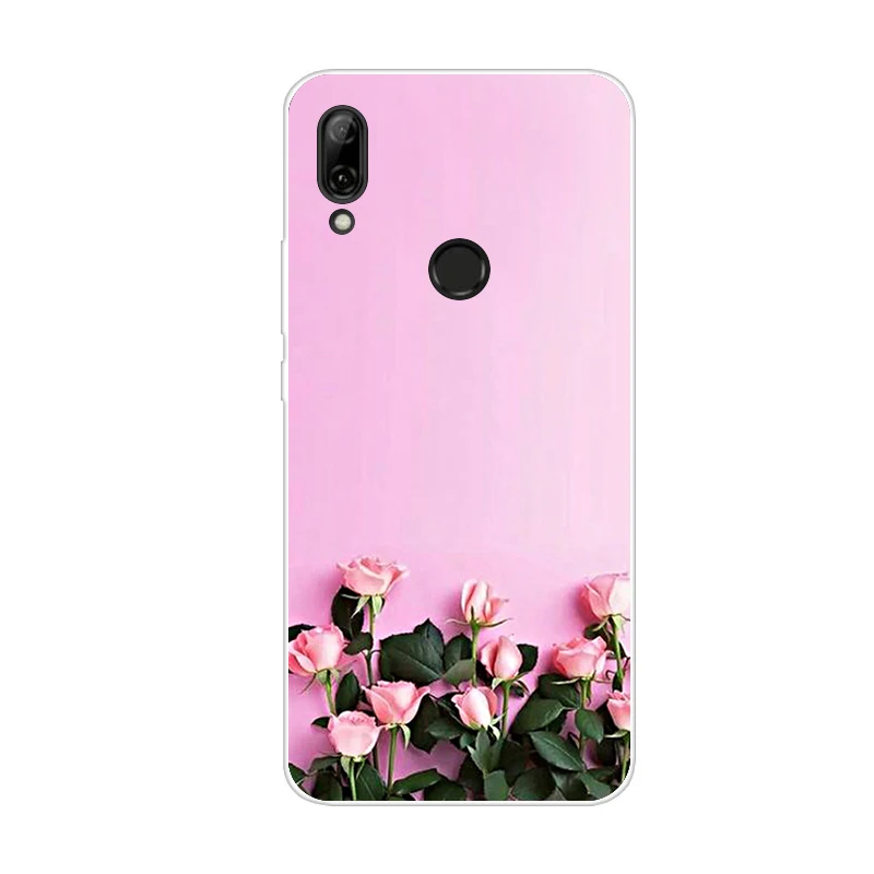 Чехол для huawei P Smart Z, 6,59, силиконовый чехол для телефона с мультяшным рисунком из ТПУ, мягкий чехол для huawei P Smart Z PSmartZ STK-LX1 - Цвет: Оранжевый