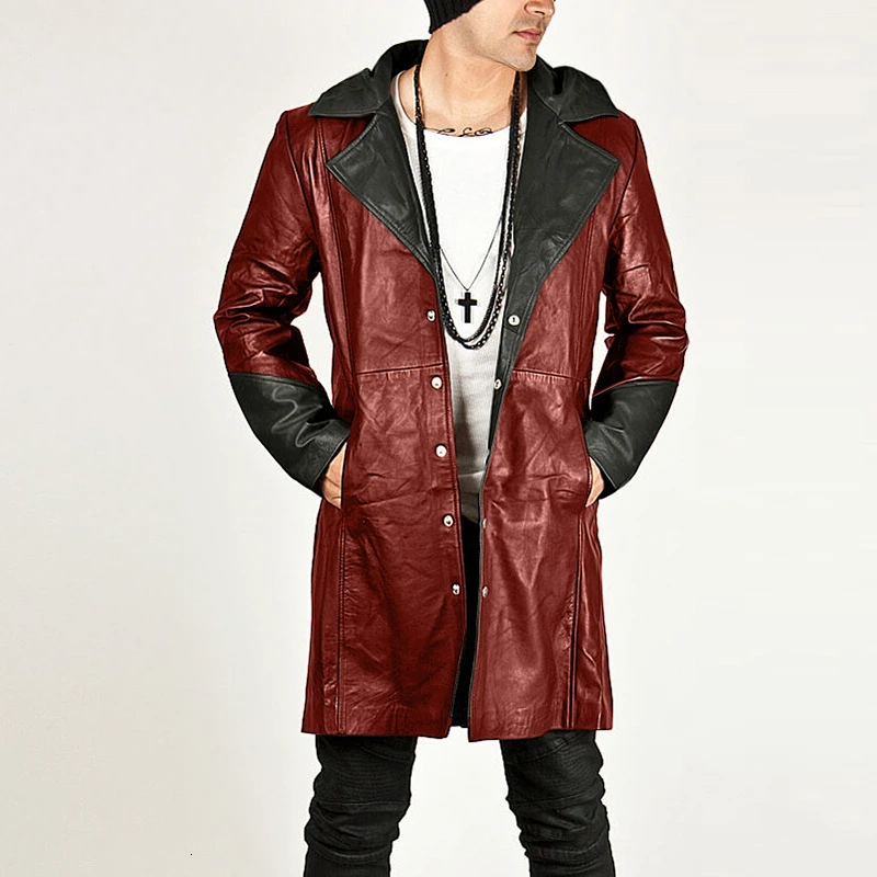 Moomphya, кожаная куртка из искусственной кожи с капюшоном, мужская длинная стильная зимняя ветровка, Мужская Уличная мотоциклетная куртка, пальто для мужчин