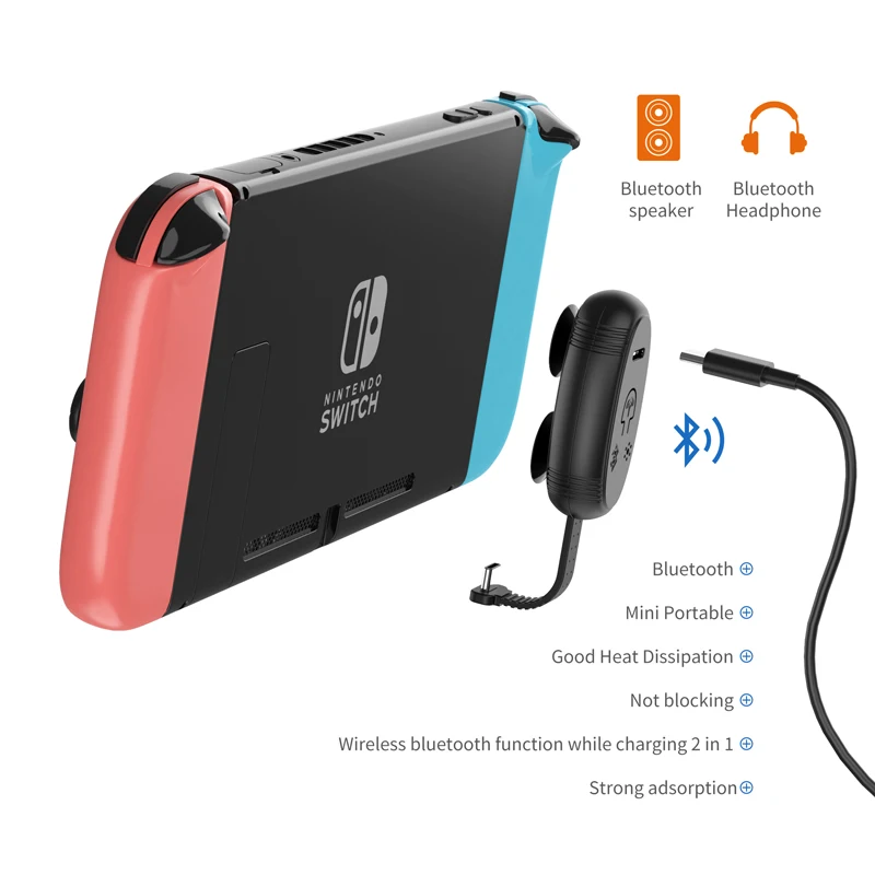 Audio 3 5mm Transmitter Adapter For Nintendo Switch Support Bluetooth Converter For Ps4 Pc Replacement Parts Accessories Aliexpress