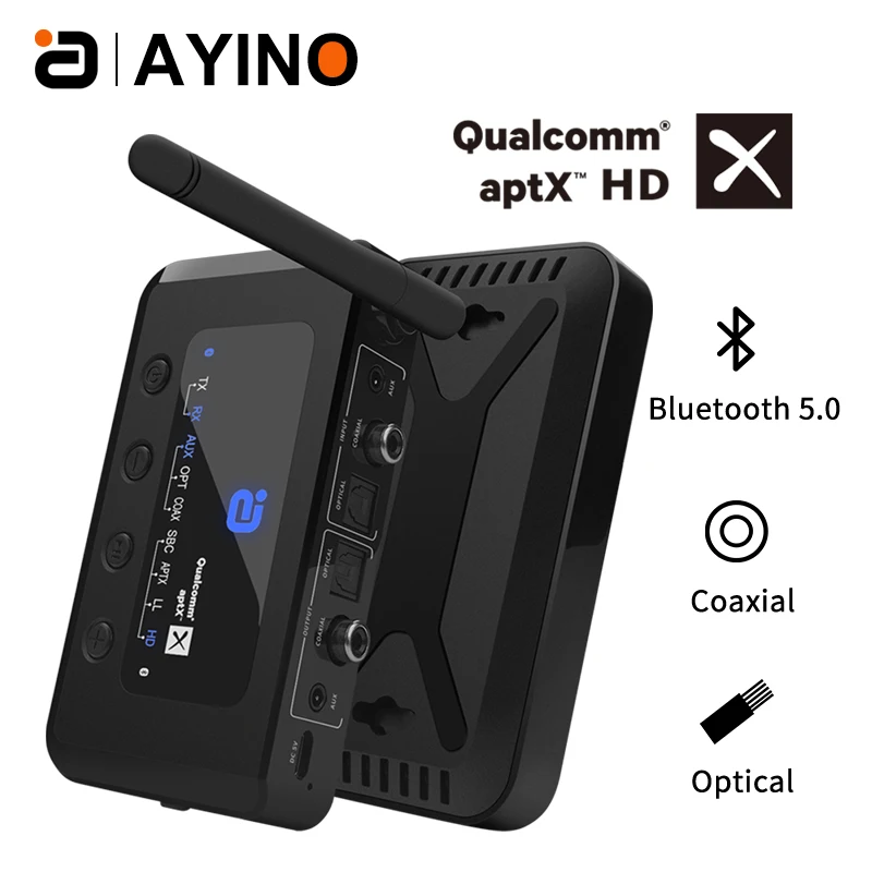 

Bluetooth 5.0 Transmitter Receiver Practical PC Optical Coaxial Home AUX 3.5mm TV music Audio Receiver Adapter Wireless MR265