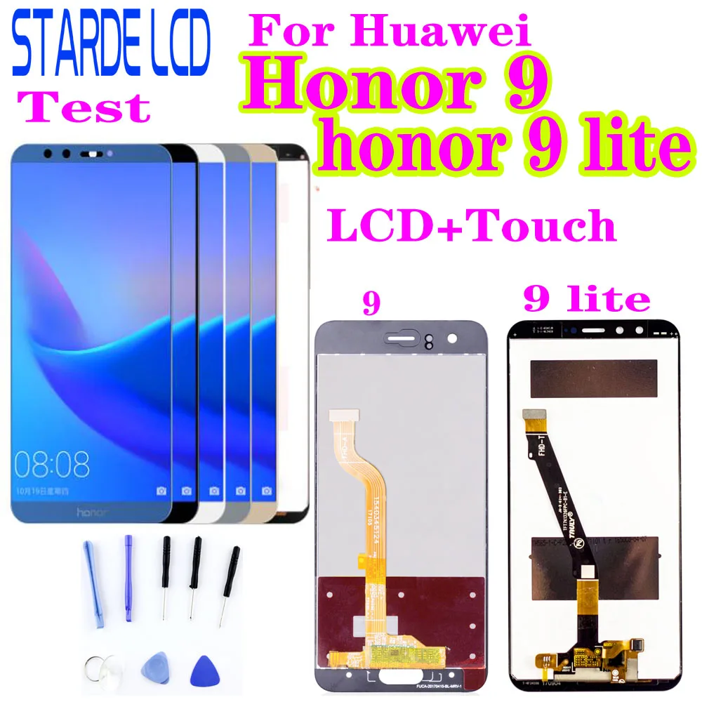 Для huawei Honor 9 ЖК-дисплей сенсорный экран дигитайзер STF L09 для huawei Honor 9 Lite lcd Honor9 lcd LLD L31 L22 L21 L22A экран