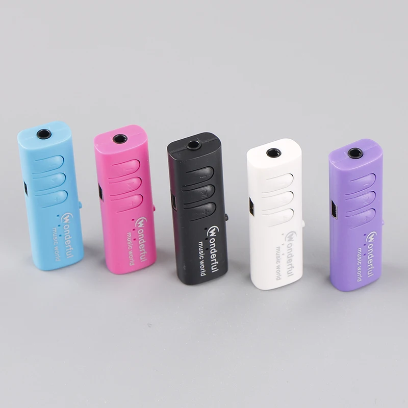 MP3-плеер Мини Блестящий USB клип Mp3 медиаплеер Поддержка Micro SD MP3/WMA