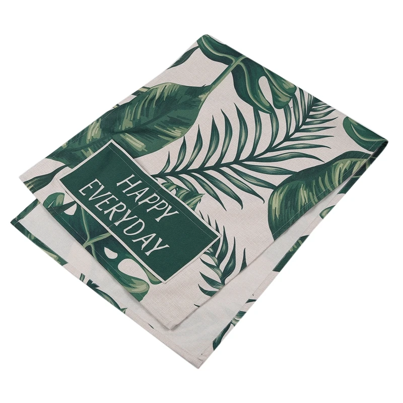 New Refrigerator Washing Machine Universal Cover Washing Machine Cover Refrigerator Organizer Cloth Drum Printing Leaves Fridge