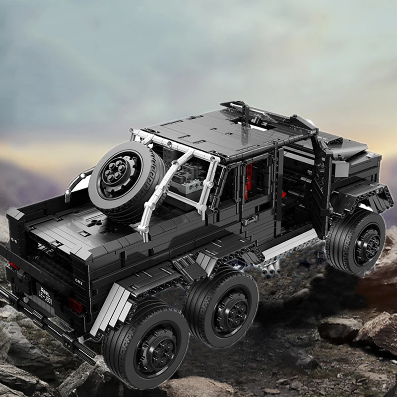Technic Series G63 SUV Big Benz Car 6X6 Land Cruiser Настоящая модель 3300 шт. строительные блоки игрушки для детей наборы