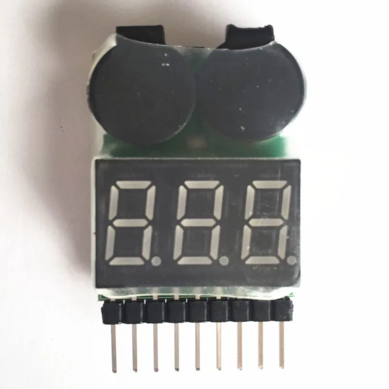 Цифровой 2 в 1 низкий зуммер сигнализация 1S 8S Lipo Li on Fe RC измеритель напряжения