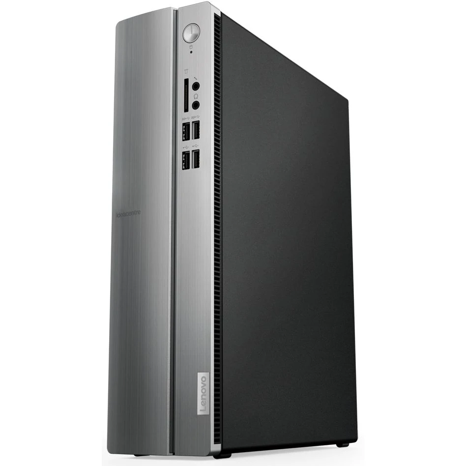 ПК Lenovo IdeaCentre 310S-08ASR SFF A9 9425/8Gb/1Tb 7.2k/R5/W10/черный/серебристый
