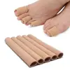 Fabric Finger Toe Protector Separator Applicator Pedicure Corn Callus Remover Hand Pain Relief Soft Silicone Tube Foot Care Tool ► Photo 1/6