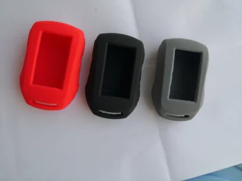 

Wholesale Russian version 9.9 Silicone Case KeyChain Cover For Tomahawk 9.9 9.7 2-way Alarm System Alarm Key chain Fob