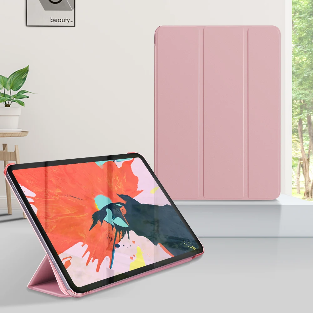 Для Apple ipad Pro 11 чехол кожаный трехслойный Магнитный чехол-подставка для ipad Pro 11 чехол Автоматический Режим сна/пробуждения A80/A2013