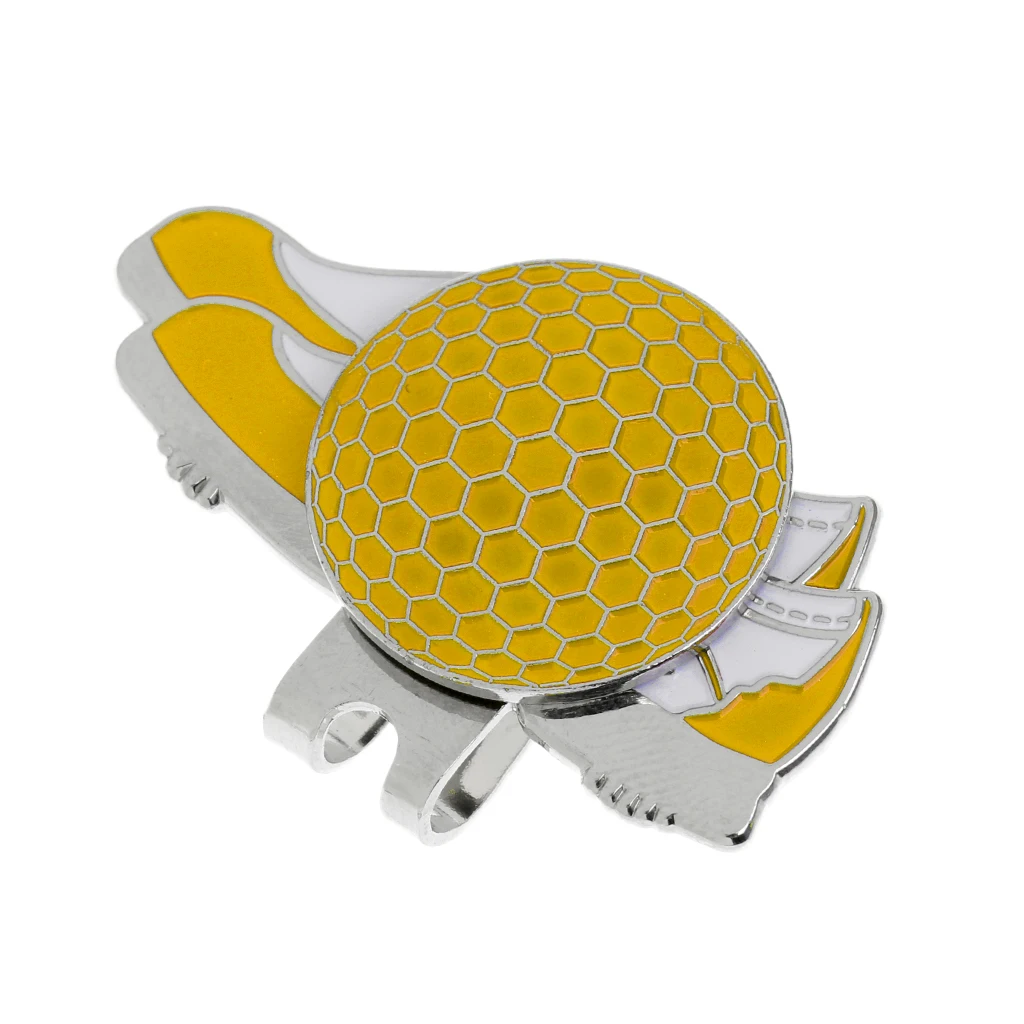 Funny Shoe Stainless Steel Golf Hat Clip with Magnetic Ball Marker