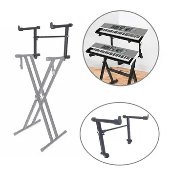 

Heightening Adjustable Stand Universal for X-type Electronic Piano Stand Black Iron Electronic Organ Heighten Bracket Holders