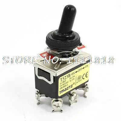 

DPDT Self Locking ON/OFF/ON 3Position Toggle Switch 380V 15A w Cover