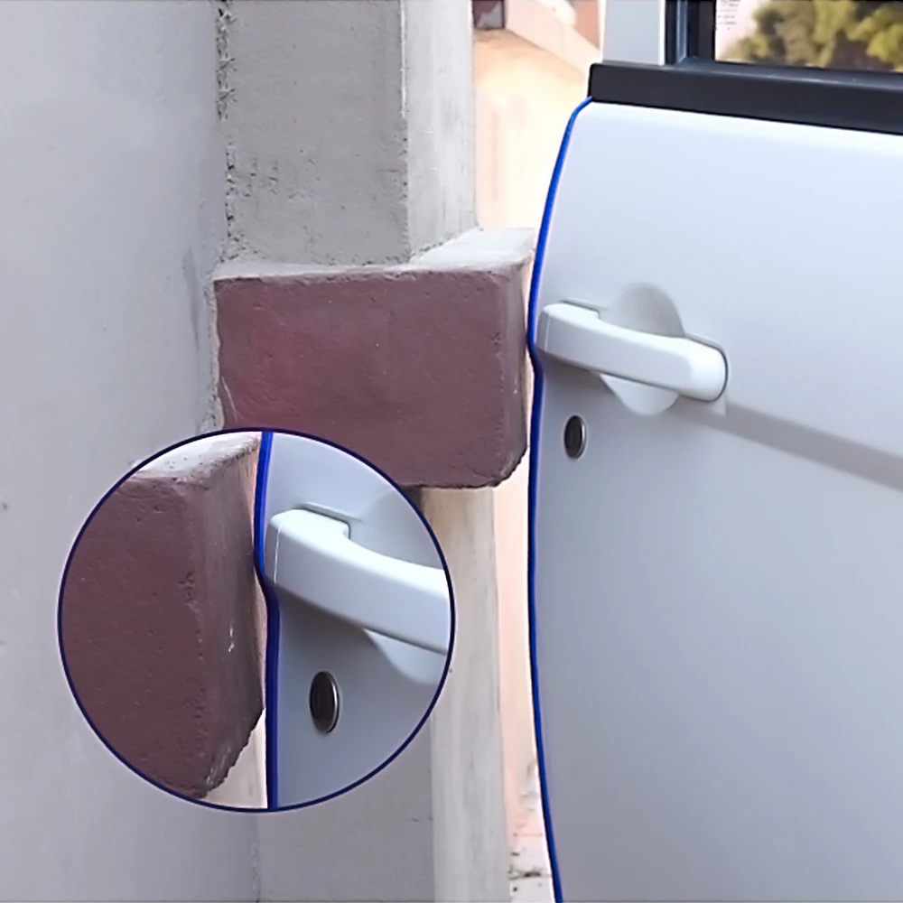 YOSOLO 5 м Автомобильная дверь анти столкновения полосы диск бампер край защита от царапин уплотнение отделка Литье авто аксессуары
