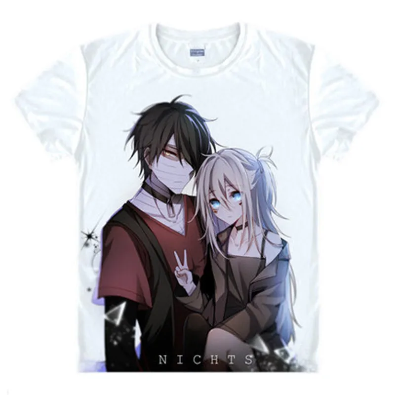 

Angels of Death T Shirt ZACK Rachel Gardner Cosplay T Shirt Slaughter Satsuriku no Tenshi T-shirt New Japanese Anime Tee Shirt