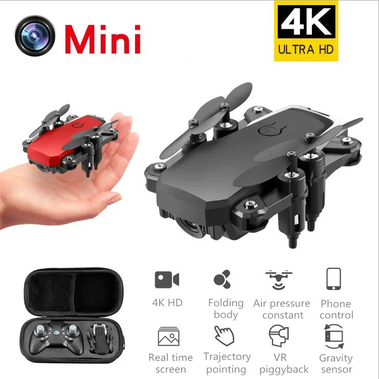 

LF606 Wifi FPV Foldable RC Drone with HD 4K Camera Altitude Hold 3D Flips Headless Mode RC Helicopter Aircraft Airplane