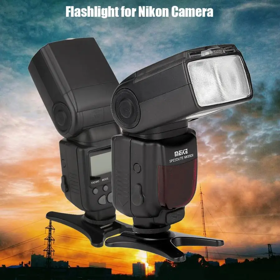 Meike MK950 MK950II-N ttl вспышка для Nikon D7100 D7000 D5200 D5100 D5000 D3100 D3200 D600 D90 D80 D60 D5000 D3100 D850