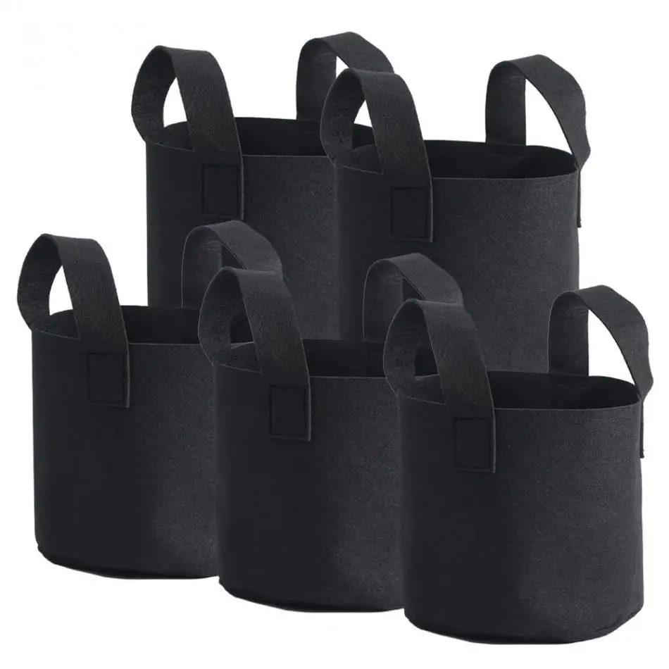 1-2-3-5-7-10-Gallon-Black-Garden-Plant-Grow-Bag-Vegetable-Flower-Pot-Planter(1)