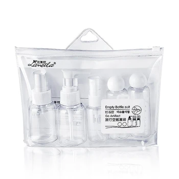

Travel Bottles Empty Refillable Cosmetic Containers Toiletries Liquid Containers Leak Proof Portable Plastic Bottle for Shampoo