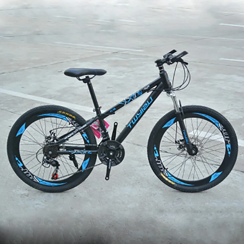 Bicycle Mountain Bike 26-inch Steel Shock Absorption 24-Speed Mountain Bikes Variable Speed Bicycle