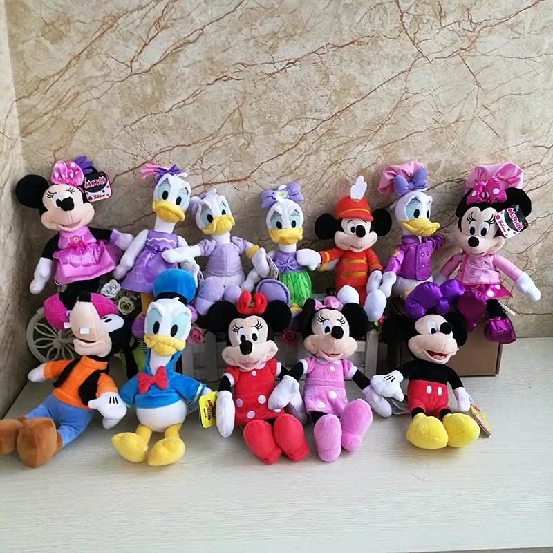 センチメートルミッキーミニーマウス ドナルドダックとデイジー グーフィー犬 冥王星犬 ぬいぐるみおかしい子供のクリスマスギフト送料無料 Aliexpress