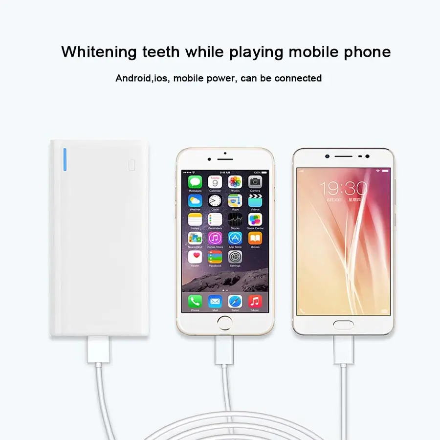 Teeth Whitening Dental LED Light Professional White Teeth Kit Device 3 USB Ports Gum Beauty Health 5