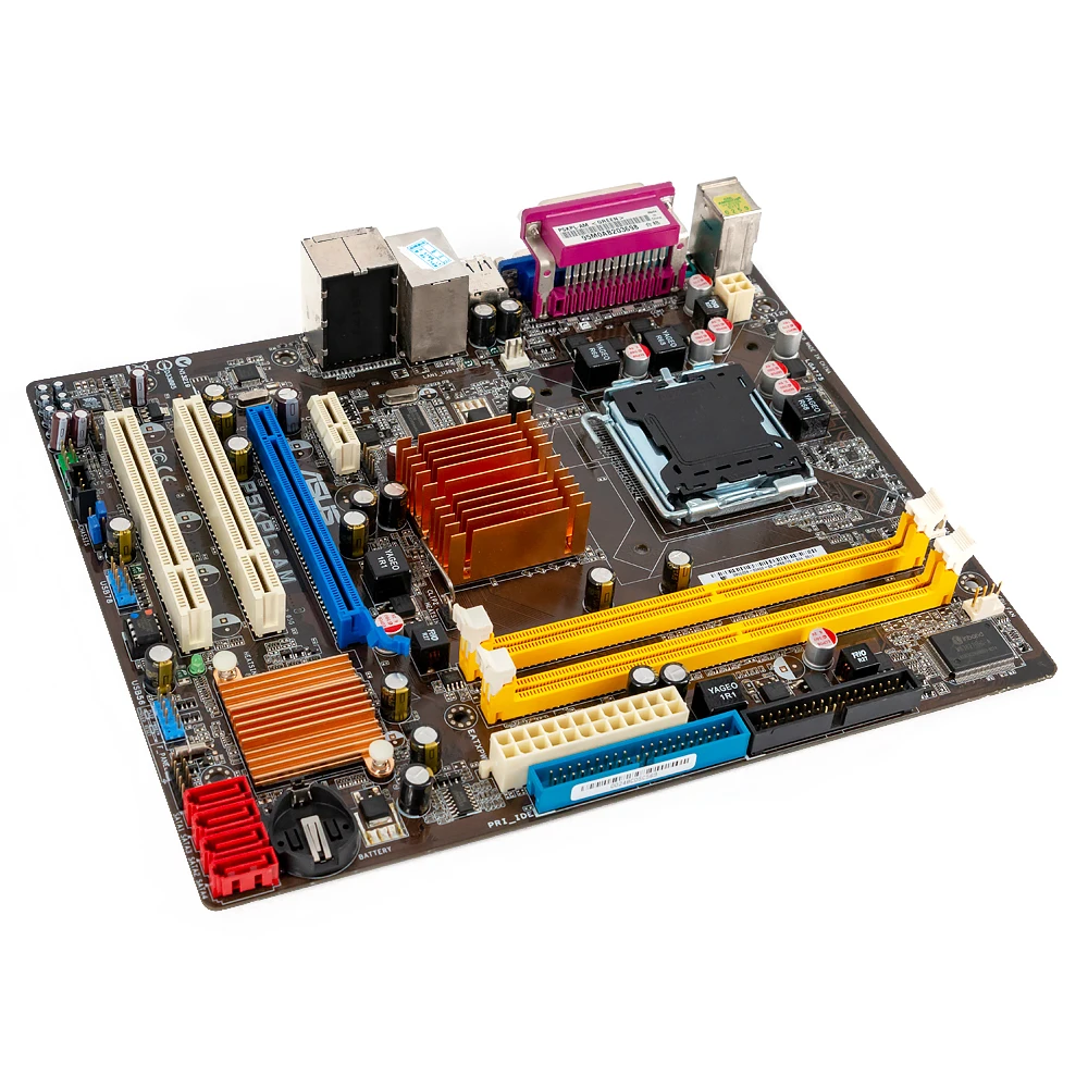 Cena Asus P5KPL AM pulpitu płyta główna G31 gniazdo LGA 775 dla rdzenia 2 Extreme DDR2 4G SATA2 USB2.0 VGA uATX oryginalny używane płyty głównej