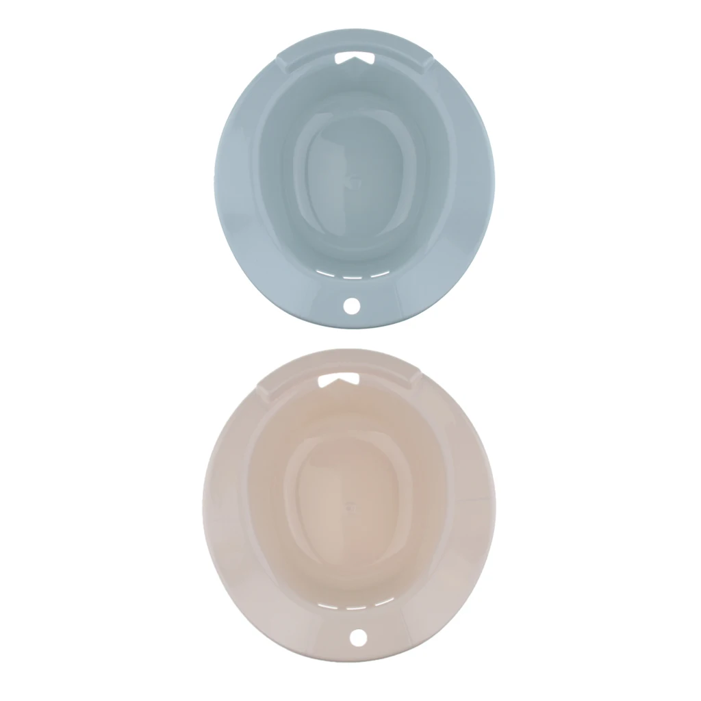 2 Pcs Sitz Bath, Avoid Squatting Bath Tub for Toilet, Postpartum Care Relieves Hip Cleansing Basin for Pregnant Women