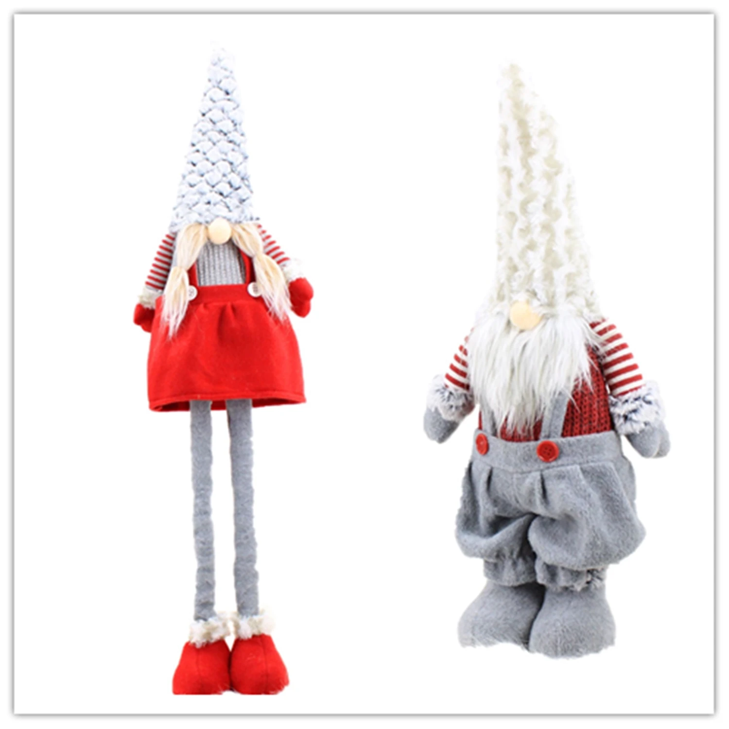 AA Christmas Gnome Dolls Handmade Scandinavian Figurine Stuffed Swedish Tomte Ornaments for Home Decoration | Дом и сад