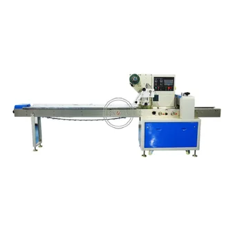 

Automatic Pillow Flow Packing Machine Chocolate Food Snacks Pouch Wrapping Equipment