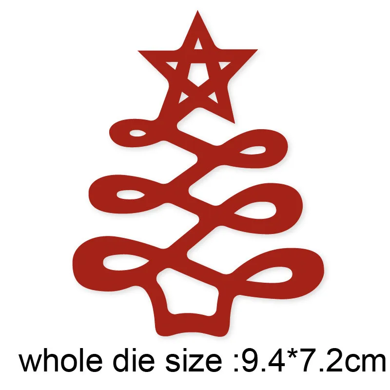 

2022 new metal cutting dies cut die mold Christmas Tree Decoration Scrapbook paper craft knife mould blade punch stencils dies