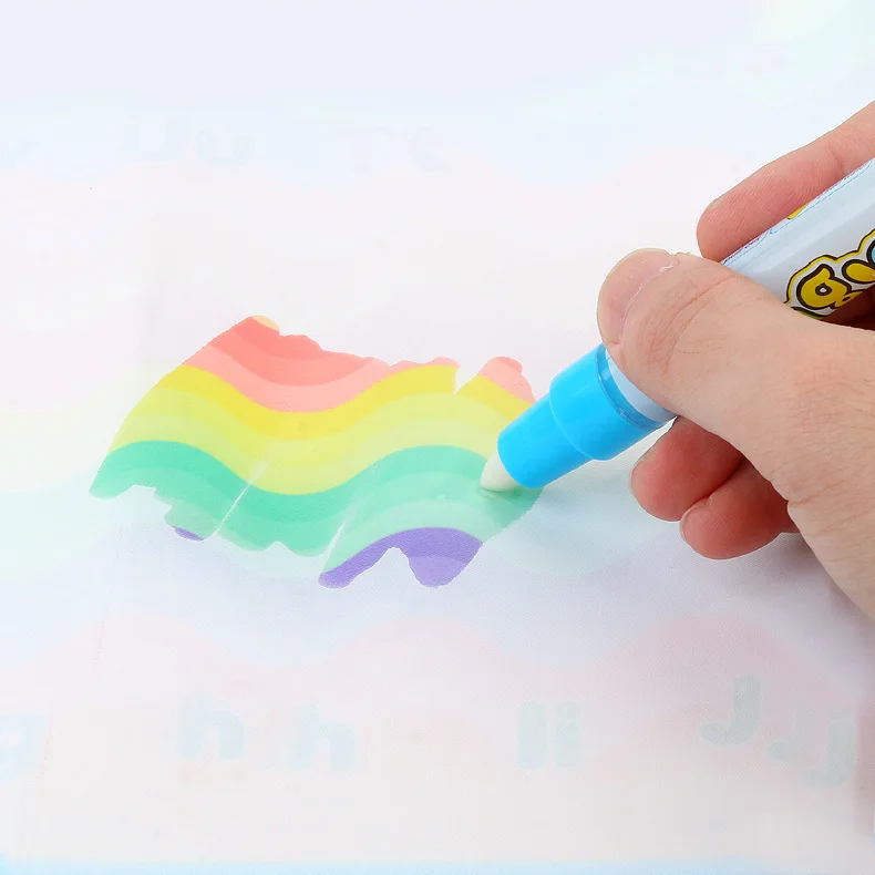 

Magic 7 Color Children Water Canvas 76*58 Large Size Graffiti Doing Homework Water Write Cloth Painting Educational Early Childh