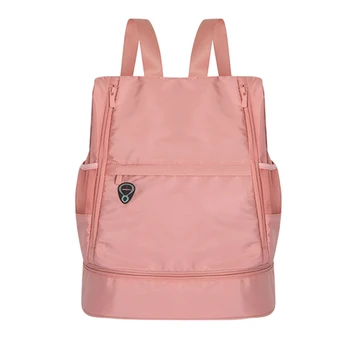 

Multifunction Fitness Bag Large Capacity Dry and Wet Separation Sports Bag Shoulder Messenger Bag Couple Travel Pink