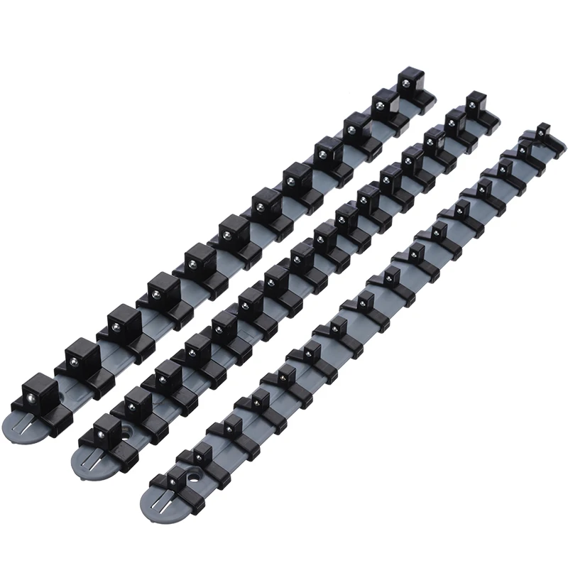 3 шт./компл. 1/4 &quot3/8&quot 1/2 &quotпластиковый торцевой поднос рейка держатель для