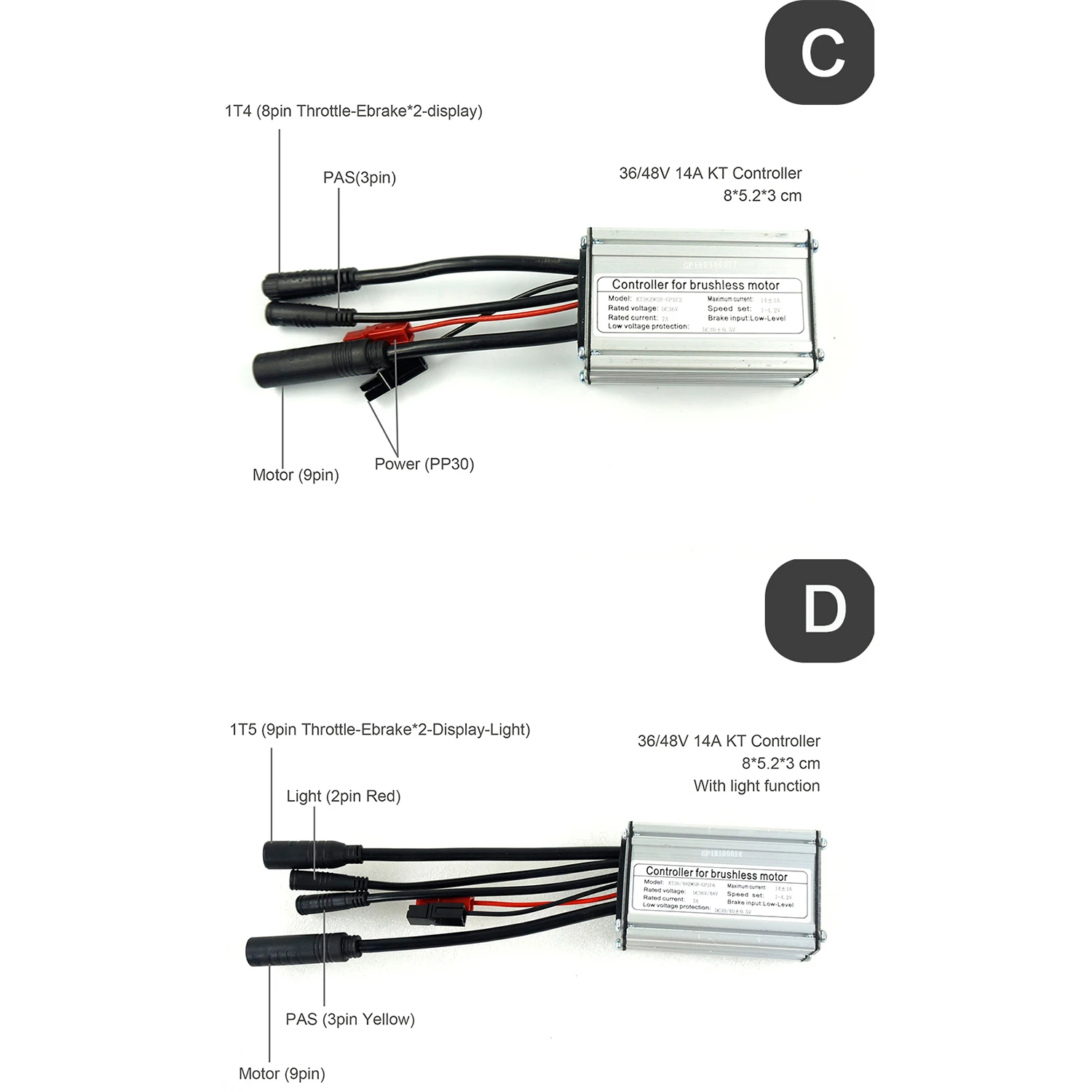 BULU KT 36В 48В 14а контроллер 250 Вт Водонепроницаемый свет Fuction LCD5 дисплей PAS Набор для