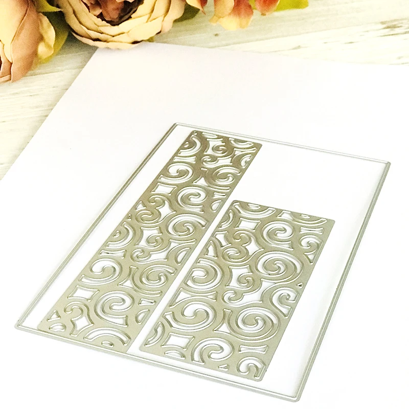  Swril fold frame Metal Cutting Dies Scrapbooking Scroll door gate craft Die Cut New 2019 For diy Ca - 4.00008E+12