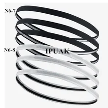 Настраиваемая спортивная повязка на голову из силикагеля, противоскользящая повязка на голову для йоги, пояс для волос для бега и фитнеса, спортивная повязка на голову