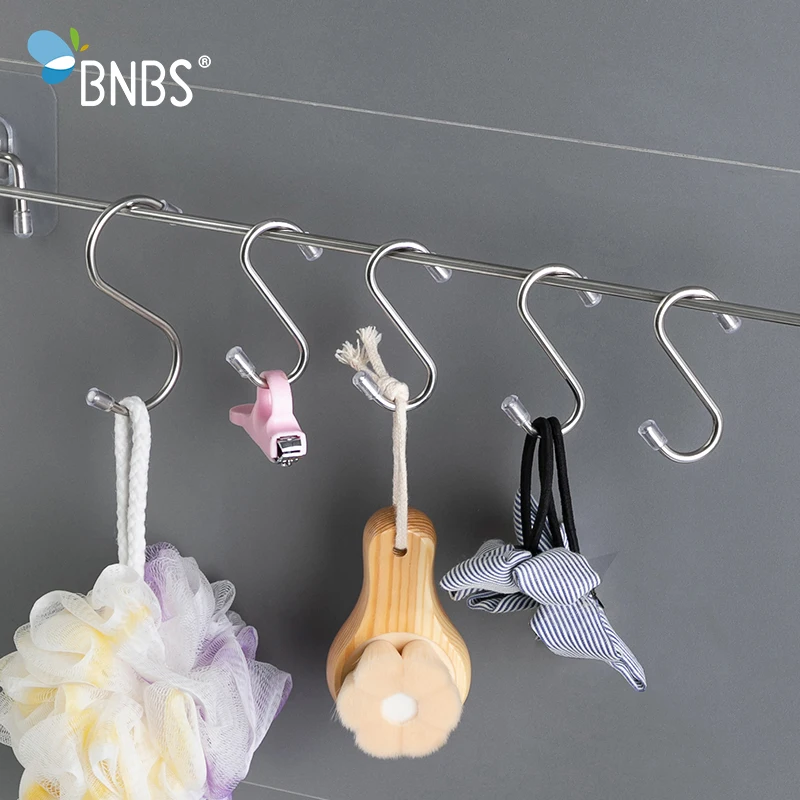 BNBS кухонные S крючки на стену вешалка для одежды ключи Ключница на стену крючки для подвесного шкафа вешалка для одежды для сумок