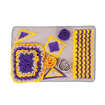 

Pet Dog Sniffing Mat Find Food Activity Training Blanket Play Toys Dog Mat for Relieve Detachable Stress Puzzle Sniffing Mat Pad