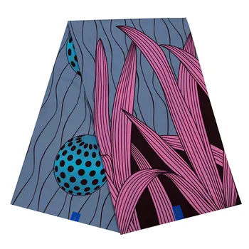 

6yards ankara fabric African real wax print best quality African wax fabric cotton real wax pagne material WB-73