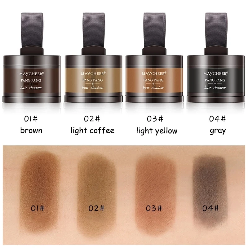 Hair Filling Powder Forehead Fluffy Thin Powder Pang Line Shadow Bald Coverage Hair Concealer Root Cover Makeup Beauty hair powder