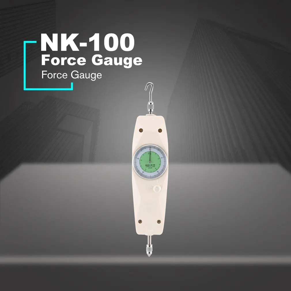 Аналоговый силовой датчик указатель Push Pull тестер NK-100 измеритель тяги динамометр давление высокоточные измерительные приборы