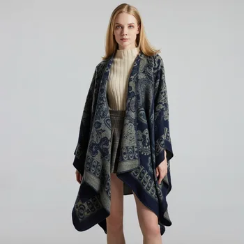 

New Arrival Ponchos And Capes For Women Hot Cashmere Scarf Foulard Femme Shawls Wraps Pashmina Female Hijab Bandana Scarves