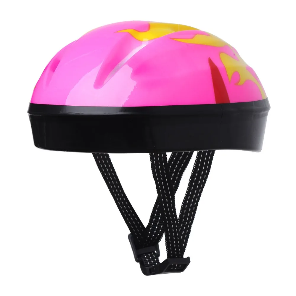 7Pcs Kids Bicycle Helmet Protective Gear Outfit Knee Wrist Guard Elbow Pad Set for Scooter Skateboard Roller Skating Cycling