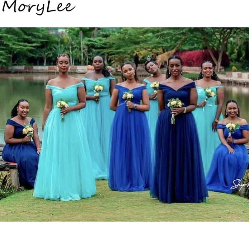 Bridesmaid Dresses Off The Shoulder Soft Tulle Floor Length Tulle Bridesmaid Dresses Wedding Party Dresses With Zipper Back Bridesmaid Dresses Off The Shoulder Soft Tulle Floor Length Tulle Bridesmaid Dresses Wedding Party Dresses With Zipper Back