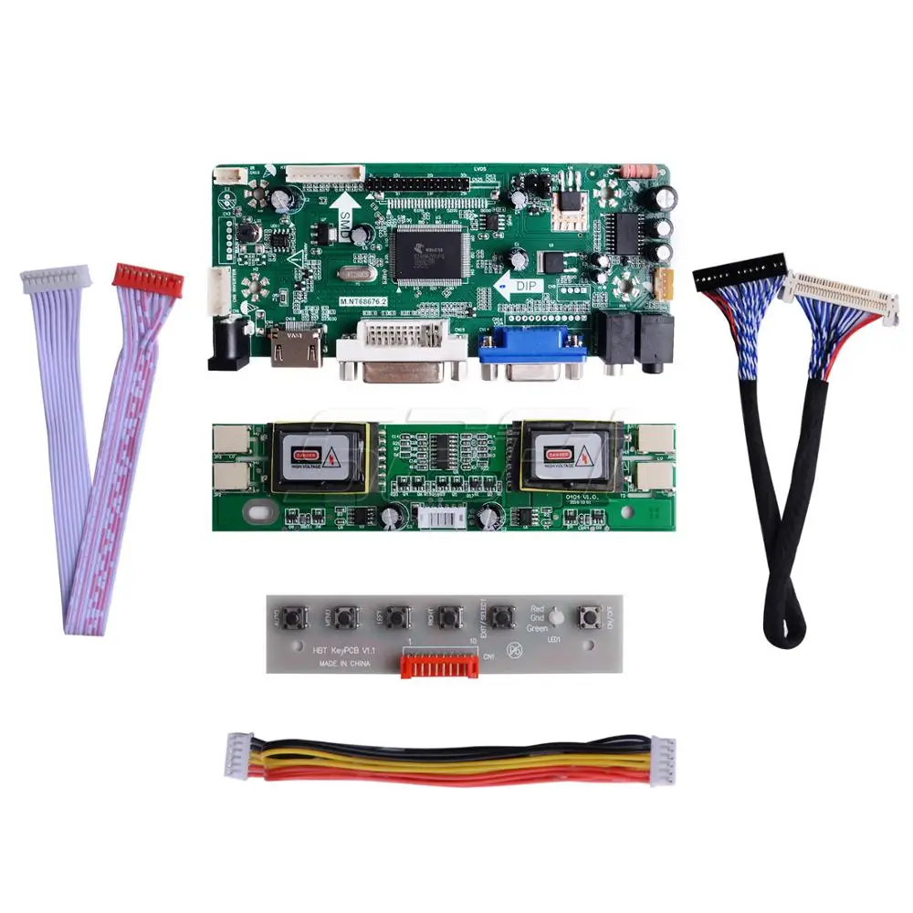 HDMI VGA DVI Input Audio Arcade LCD 