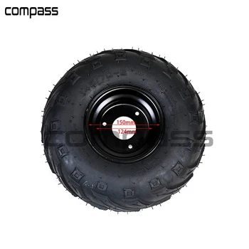 

2 Pack 145/70-6 Tyres Rim Tire Wheels for 70cc-125cc Quad ATV Buggy 4 Wheeler Mini Bike 50 90 110cc Engine