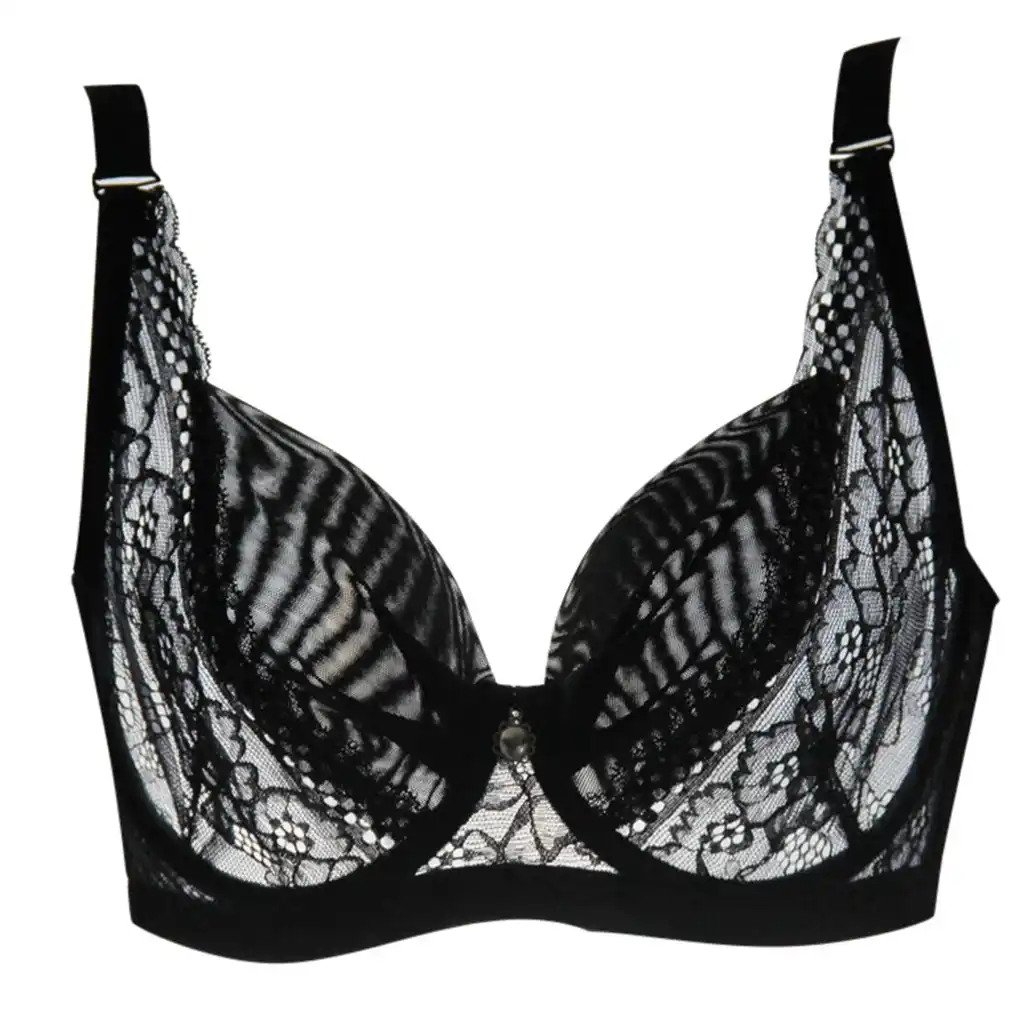 perspecitve lace bra women plus size push up e